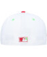 Фото #2 товара Men's White, Coral Washington Nationals Robert F. Kennedy Memorial Stadium Strawberry Lolli 59FIFTY Fitted Hat
