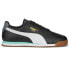 Puma Roma Basic+ Lace Up Mens Black Sneakers Casual Shoes 36957145