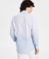 ფოტო #2 პროდუქტის Men's Slim Fit Long Sleeve Button-Front Striped Shirt