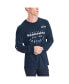 Фото #5 товара Men's College Navy Seattle Seahawks Peter Long Sleeve T-shirt