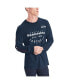 Men's College Navy Seattle Seahawks Peter Long Sleeve T-shirt