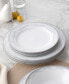 Фото #10 товара Satin Flourish 4 Piece Dinner Plate Set, Service for 4