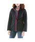 Фото #2 товара Plus Size Warm Softshell Jacket Full Zip with Micro Fleece Lining
