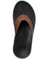 ფოტო #3 პროდუქტის Men's Cushion Spring Faux-Leather Flip Flops