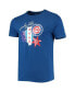 Фото #3 товара Men's Royal Chicago Cubs City Cluster T-shirt