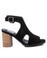 ფოტო #2 პროდუქტის Women's Suede Sandals By Black