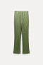 Zw collection creased linen pyjama-style trousers