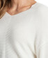 ფოტო #5 პროდუქტის Women's Rib-Knit Bubble Sleeve Long Sleeve Sweater