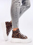 Фото #5 товара Высокие леопардовые кроссовки TIGER LEOPARD