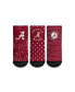 ფოტო #1 პროდუქტის Toddler Boys and Girls Socks Alabama Crimson Tide #1 Fan 3-Pack Crew Socks Set