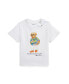 ფოტო #1 პროდუქტის Baby Boys Polo Bear Cotton Jersey T Shirt