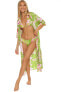 Trina Turk 296835 Women's Standard La Palma Midi Dress, Multi, Small