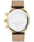 ფოტო #3 პროდუქტის Men's Heritage Circa Swiss Quartz Chronograph Brown Genuine Leather Strap Watch 43mm