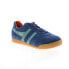 Фото #2 товара Gola Harrier Suede CMA192 Mens Blue Suede Lace Up Lifestyle Sneakers Shoes