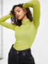 Фото #1 товара New Look roll neck long sleeved body in light green