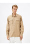 Фото #5 товара Рубашка мужская классическая с длинным рукавом, кнопками и карманами Koton