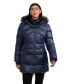 ფოტო #1 პროდუქტის Women's Ares Fixed Hood Puffer with Fixed Bib