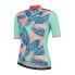 ROGELLI Leaf short sleeve jersey Mint / Coral, S - фото #2