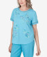 Women's Summer Breeze Dragonfly Embroidery Top