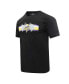 ფოტო #3 პროდუქტის Men's Black Minnesota Vikings Retro Striper T-shirt