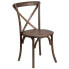 Фото #4 товара Hercules Series Stackable Early American Wood Cross Back Chair