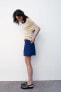 Фото #4 товара Короткая юбка с высокой посадкой — zw collection ZARA