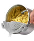 Фото #1 товара Adjustable Silicone Snap-On Pot Strainer For Pots & Pans