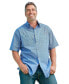 ფოტო #2 პროდუქტის Big & Tall Easy Care Woven Sport Shirt