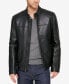 ფოტო #1 პროდუქტის Men's Leather Moto Jacket