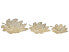 Фото #9 товара Поднос Beliani Набор из 3 гламурных декоративных листовых форм