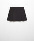ფოტო #5 პროდუქტის Women's Pleated Mini-Skirt