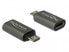 Delock 65927 - USB 2.0 Micro-B - USB Type-C - Anthracite