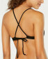 Hula Honey 259770 Women Juniors' Shimmer Rib Molded Push Up Bikini Top Size XS