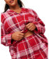 Фото #3 товара Cecelia Women's Plus-Size Pajama Set