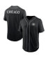 Фото #1 товара Men's Black Chicago Fire Third Period Fashion Baseball Button-Up Jersey