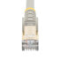 Фото #13 товара StarTech.com 0.50m CAT6a Ethernet Cable - 10 Gigabit Shielded Snagless RJ45 100W PoE Patch Cord - 10GbE STP Network Cable w/Strain Relief - Grey Fluke Tested/Wiring is UL Certified/TIA - 0.5 m - Cat6a - U/FTP (STP) - RJ-45 - RJ-45
