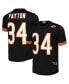 Фото #1 товара Men's Walter Payton Black Chicago Bears Retired Player Name and Number Mesh Top