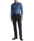 Фото #4 товара Men's Slim Fit Refined Chambray Long Sleeve Button-Front Shirt