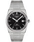 ფოტო #1 პროდუქტის Men's Swiss Automatic PRX Powermatic 80 Stainless Steel Bracelet Watch 40mm