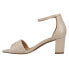 Фото #3 товара VANELi Mayann Quilted Block Heels Womens Beige Dress Sandals 305218