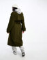 ASOS DESIGN formal trench coat in khaki