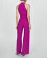 ფოტო #3 პროდუქტის Women's Wrap Neckline Jumpsuit