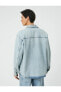 Фото #16 товара Утолщенная джинсовая куртка Koton Classic Yoke Buttoned
