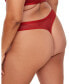 ფოტო #3 პროდუქტის Plus Size Diara Thong Panty