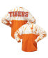 ფოტო #2 პროდუქტის Women's Orange Clemson Tigers Tie-Dye Long Sleeve Jersey T-shirt