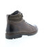 Фото #8 товара Roan by Bed Stu Dino F804010 Mens Gray Leather Lace Up Casual Dress Boots 13