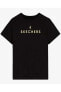 Фото #41 товара W Graphic Tee Crew Neck T-shirt S232161- Kadın Tişört Siyah
