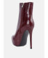 Фото #2 товара Womens orion high heeled croc ankle boot