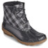 Sperry Syren Gulf Plaid Duck Womens Black Casual Boots STS85655
