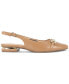 Women's Quinay Pavé Chain Detail Slingback Flats